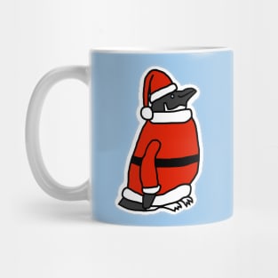 Cute Penguin dressed in Christmas as Santa Mug